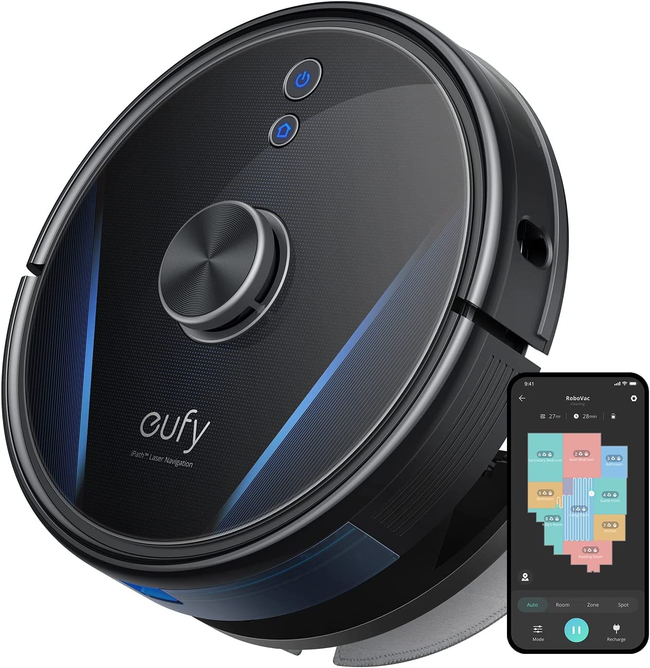 eufy RoboVac LR30 Hybrid (zwart)