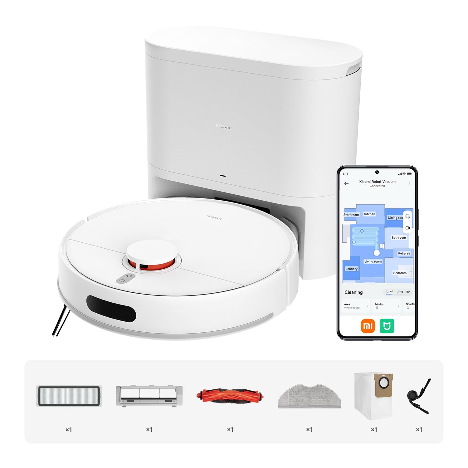 Xiaomi Robot Vacuum H40 EU (wit)